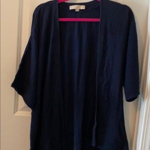 Navy cardigan